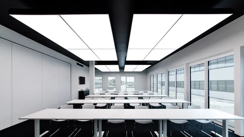 Wahl Gruppe Reutlingen: Projektaufnahme mit interpanel Deckensegeln