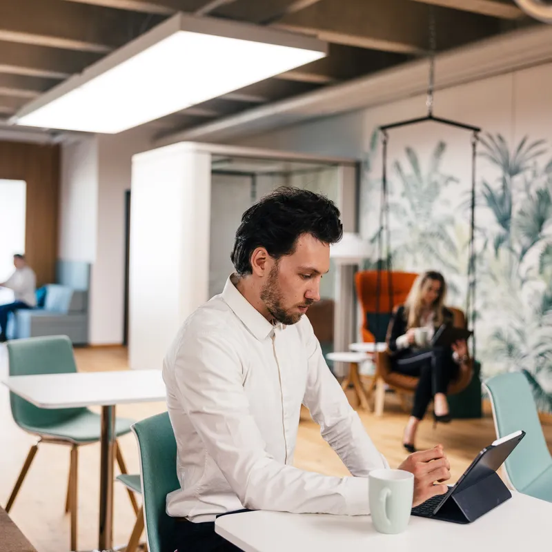 Kroop & Co: Projektaufnahme mit interpanel Deckensegeln