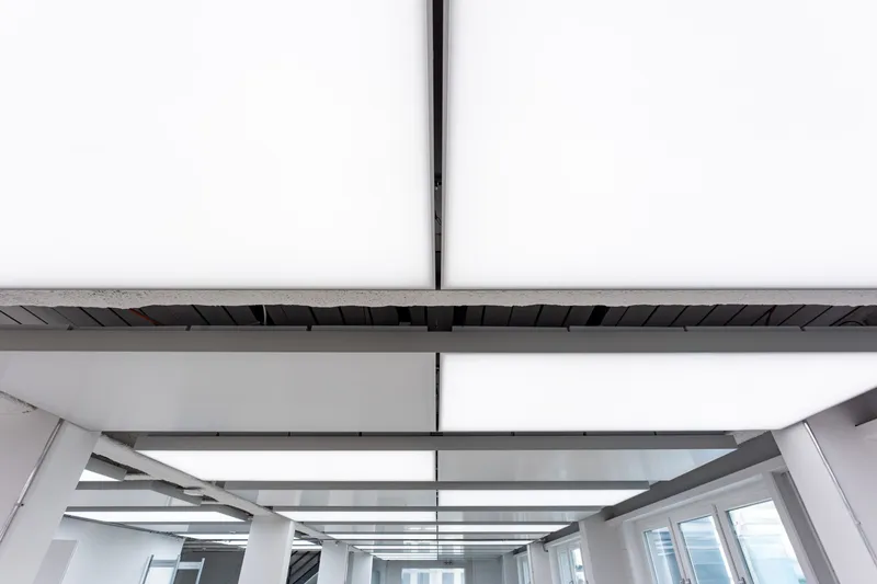 Bruker AG: Projektaufnahme mit interpanel Deckensegeln