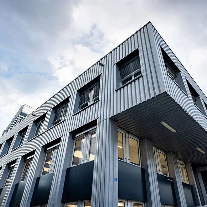 Bruker AG: Projektaufnahme mit interpanel Deckensegeln