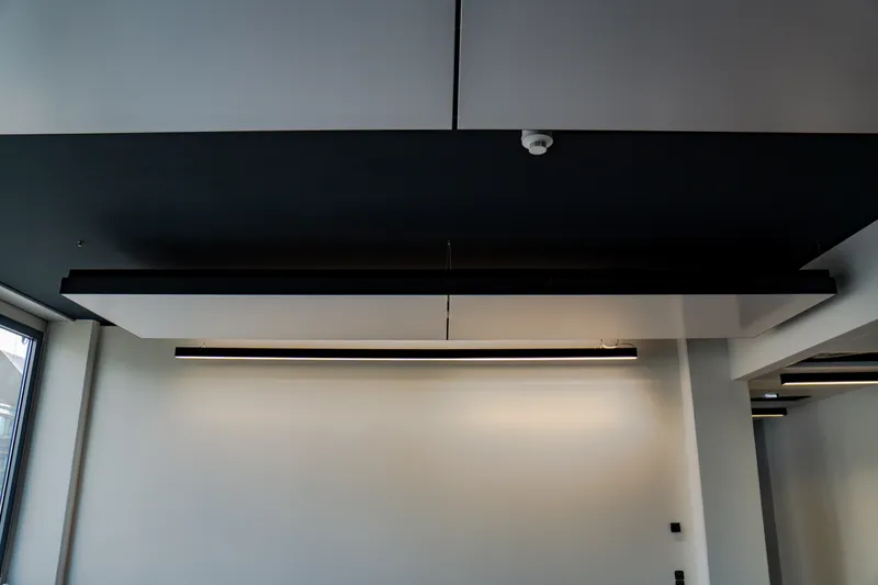 Friedrichscarré Stuttgart: Projektaufnahme mit interpanel Deckensegeln
