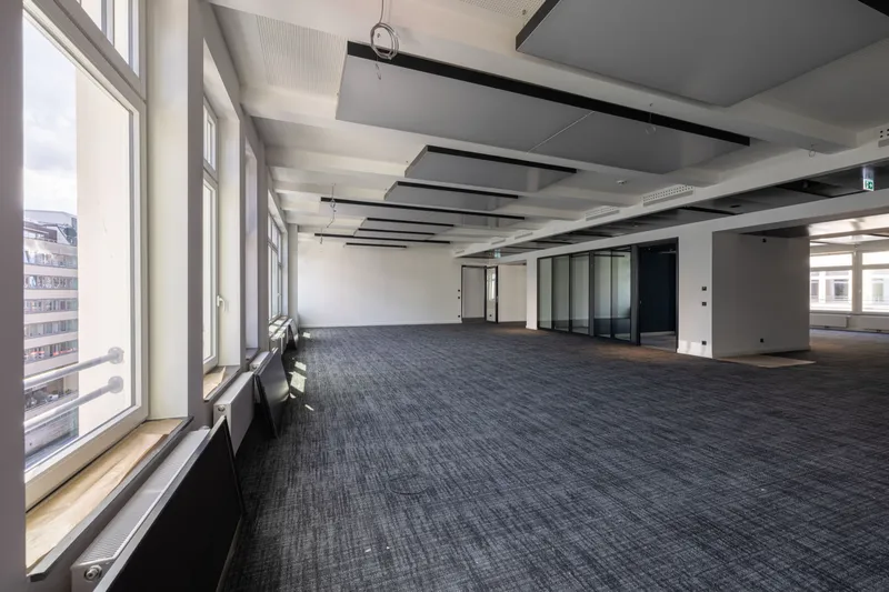 Kaisergalerie Hamburg: Projektaufnahme mit interpanel Deckensegeln