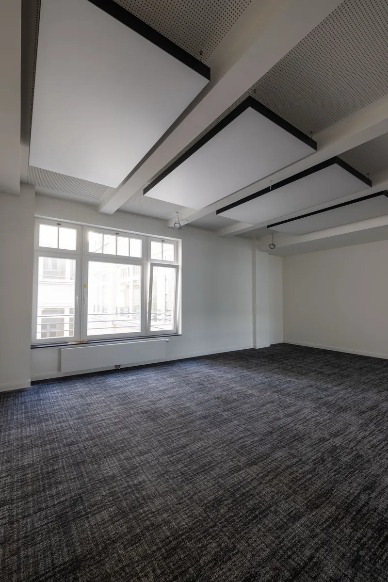 Kaisergalerie Hamburg: Projektaufnahme mit interpanel Deckensegeln