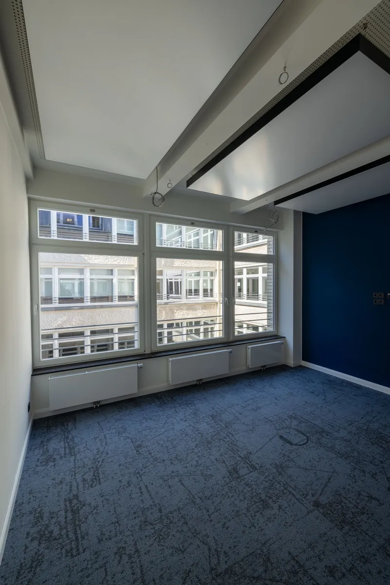 Kaisergalerie Hamburg: Projektaufnahme mit interpanel Deckensegeln