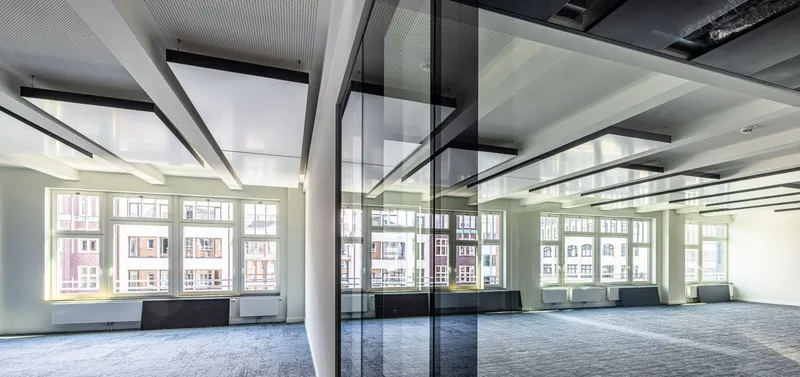 Kaisergalerie Hamburg: Projektaufnahme mit interpanel Deckensegeln