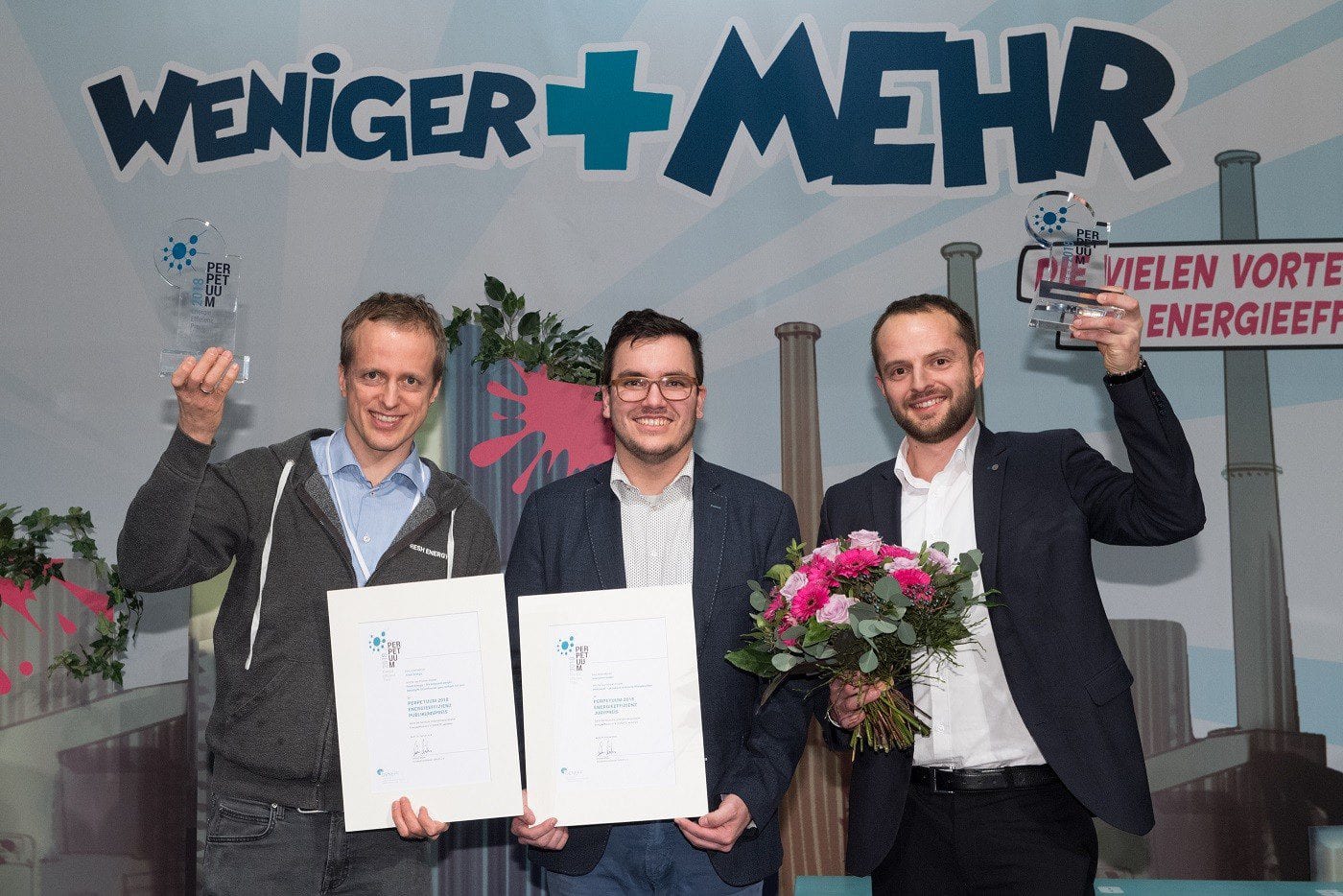 DENEFF: Perpetuum 2018, Energieeffizienzpreis geht an interpanel und fresh energy